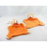 Doudou et compagnie plat Ours orange cannelle 