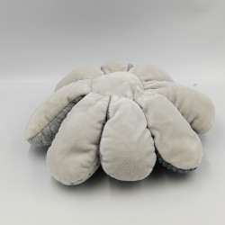 Doudou pieuvre poulpe gris pois NATTOU