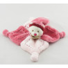 Doudou et compagnie chat Minouchette Bordeaux rose 