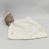 Doudou hibou chouette marron blanc étoiles mouchoir ZARA