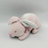 Doudou lapin rose blanc JACADI