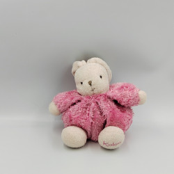 DOUDOU LAPIN BOULE FOURRURE ROSE FUR
