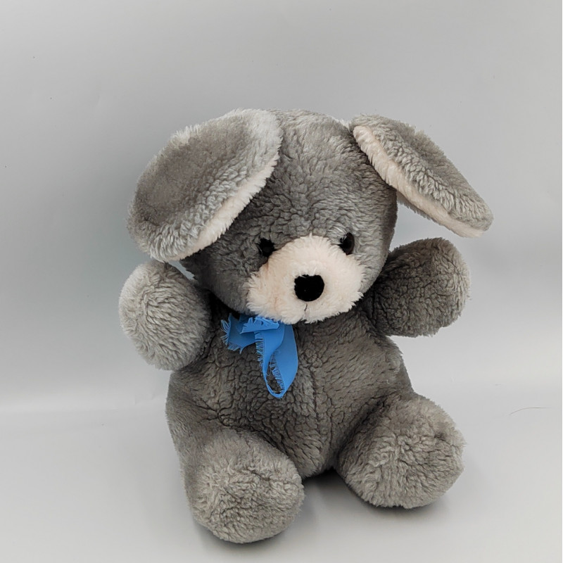 Ancienne peluche souris grise COLMAR