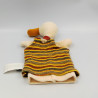 Doudou marionnette canard la grande famille MOULIN ROTY