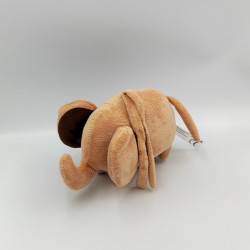 Doudou musical éléphant marron beige ZEEMAN
