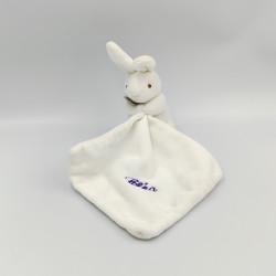 Doudou et compagnie lapin blanc mouchoir référence boite fleur