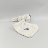 Doudou et compagnie lapin blanc mouchoir référence boite fleur