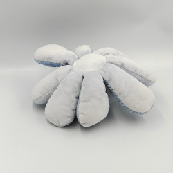 Doudou pieuvre poulpe bleu pois NATTOU