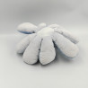 Doudou pieuvre poulpe bleu pois NATTOU