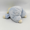 Doudou mouton bleu blanc coeur CMP