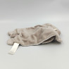 Doudou plat éléphant gris beige blanc rayé H&M