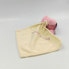 Doudou et compagnie ours rose mouchoir