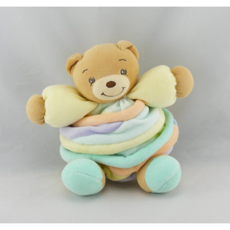 Doudou Ours Candies petit modéle lollies orange KALOO 