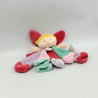 Doudou et compagnie plat poupée fille rose mauve vert Les Demoiselles Fées