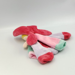 Doudou et compagnie plat poupée fille rose mauve vert Les Demoiselles Fées