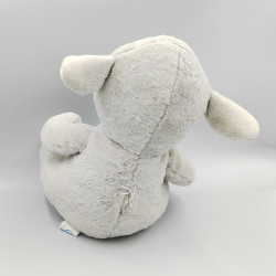 Doudou peluche mouton gris rayé ITEM INTERNATIONAL