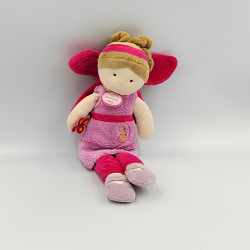 Doudou et compagnie poupée fée bleu rose demoiselles