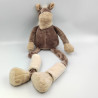 Doudou cheval marron aux longues pattes LES PETITES MARIE