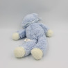 Doudou et compagnie ours bleu écharpe Bonbon