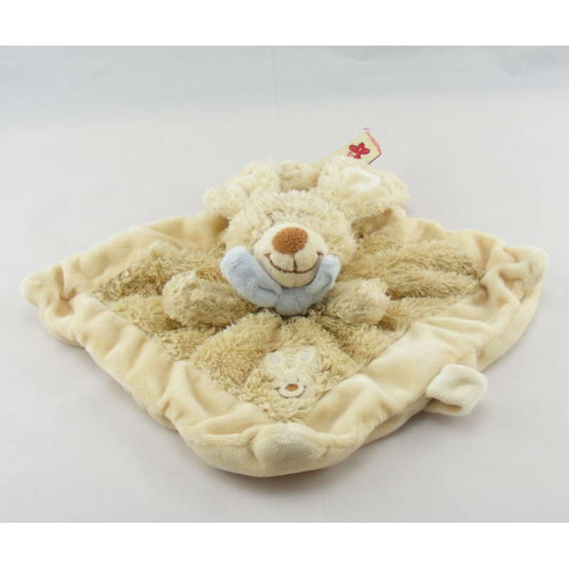 Doudou plat Lapin Beige NICOTOY