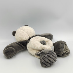 Doudou panda gris noir blanc Louis et Scott NOUKIE'S