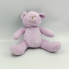 Doudou ours mauve OBAIBI