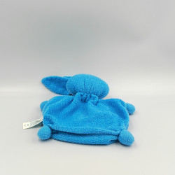 Doudou plat lapin bleu étoiles LIEF