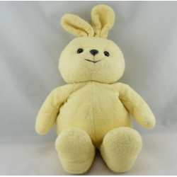 Doudou plat lapin jaune mon petit poussin AJENA