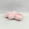 Ancienne peluche ours chat rose CDJ