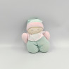 Doudou hochet lutin bébé bleu rose BABI COROLLE