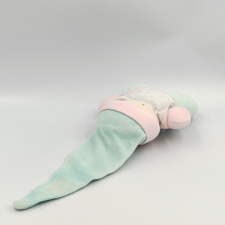 Doudou hochet lutin bébé bleu rose BABI COROLLE