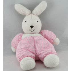 Doudou luminou lapin rose JEMINI