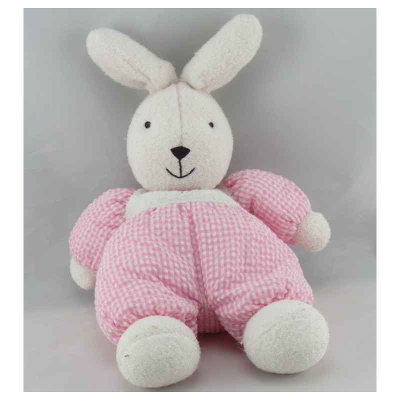 Doudou luminou lapin rose JEMINI