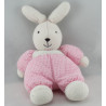 Doudou luminou lapin rose JEMINI