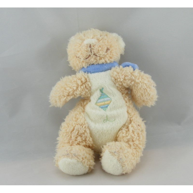 Doudou ours beige blanc cerf volant BENGY
