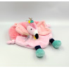 Doudou et compagnie plat flamant rose Tropicool