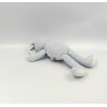 DOUDOU LAPIN BLEU BLANC SUCRE D'ORGE