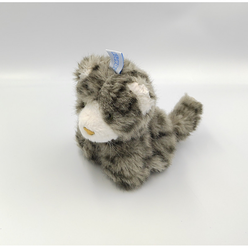 Ancienne peluche chat gris NOUNOURS