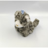 Ancienne peluche chat gris NOUNOURS