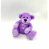 Doudou peluche publicitaire ours violet M&M'S World