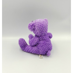 Doudou peluche publicitaire ours violet M&M'S World