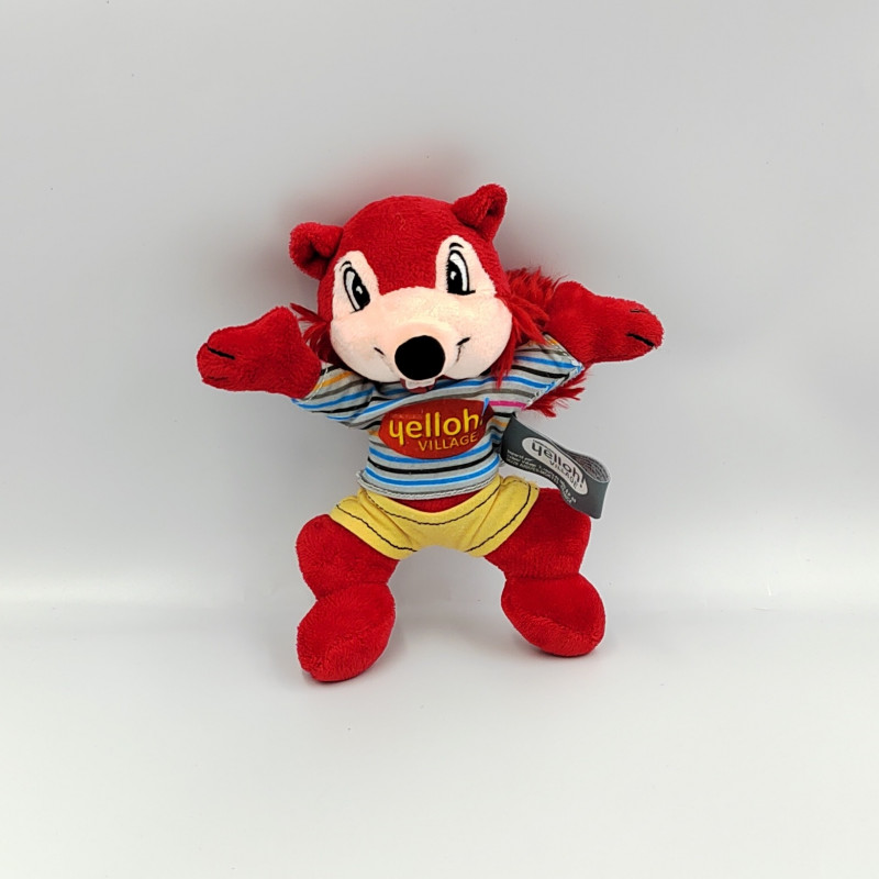 Doudou peluche écureuil rouge YELLOH VILLAGE