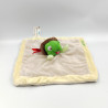 Doudou plat tortue verte beige écru DENNLYS PARC Doudou plat tortue verte beige écru DENNLYS PARC