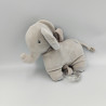 Doudou musical éléphant gris étoiles MOTS D'ENFANTS