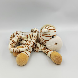 Doudou sac zébre blanc marron
