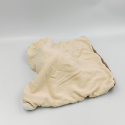 DOUDOU PLAT MOUTON AGNEAU BLANC GRIS