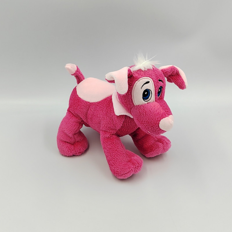 Doudou chien rose qui aboie GIPSY