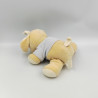 Doudou chien beige blanc pull bleu BENGY