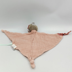 Doudou plat lange souris rose Les Jolis trop beaux MOULIN ROTY