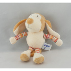 Doudou chien beige avec cape super doudou AJENA